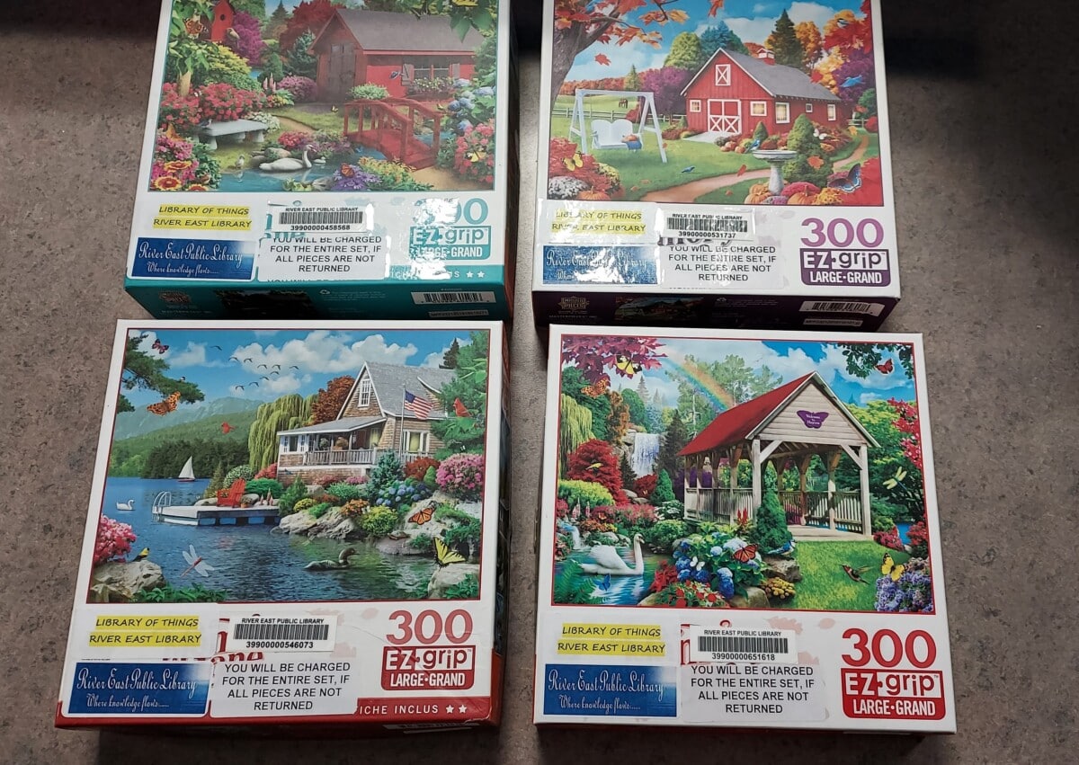 lot puzzles over the bridge, harvest breeze, lakeside memories, welcome to heaven,