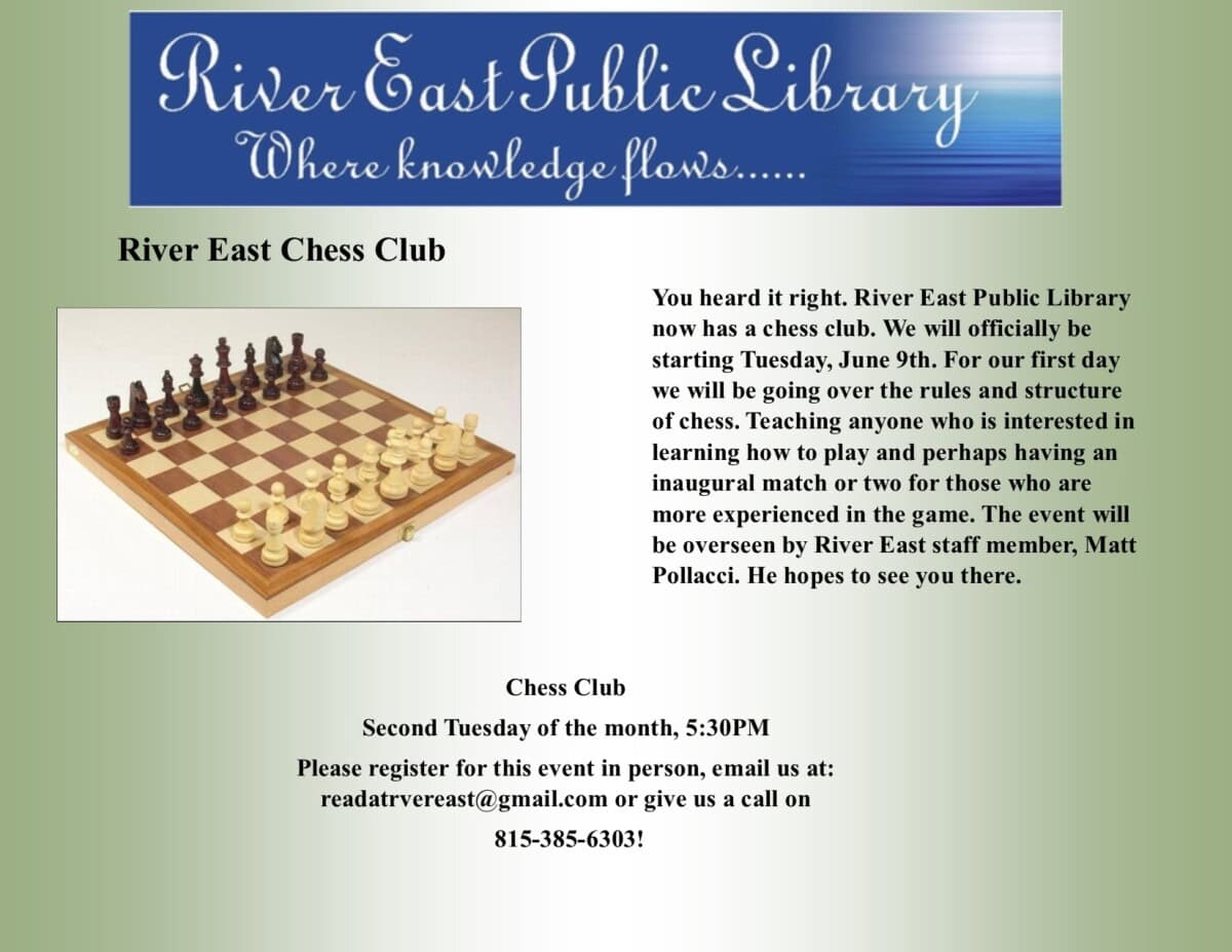 matt chess club poster
