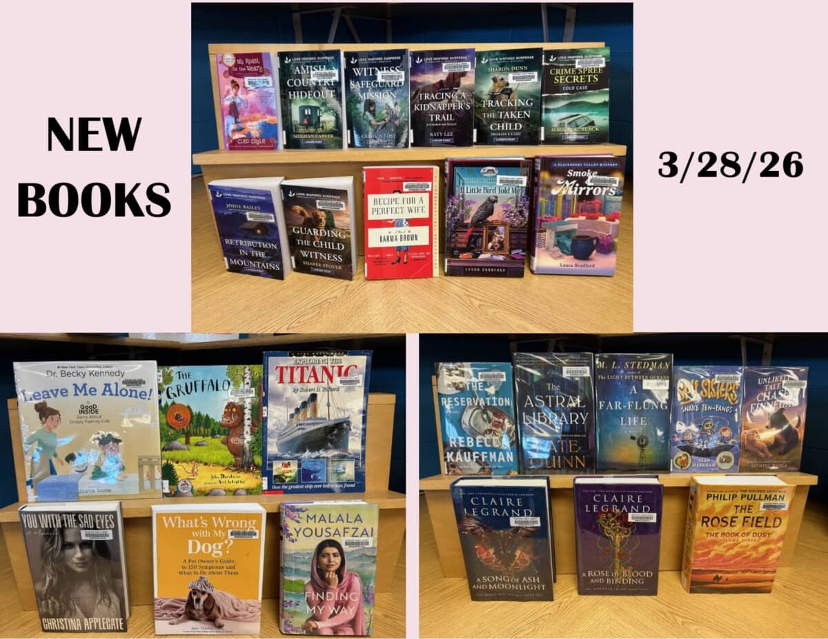 new books 3 28 26