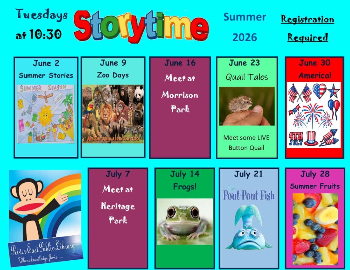 story time june and july 2026