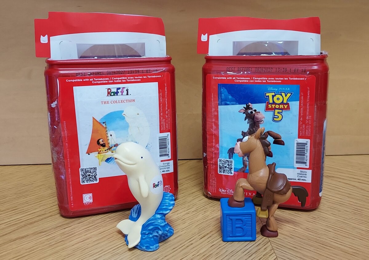 tonies figures raffi the collectiopn & toy story 5