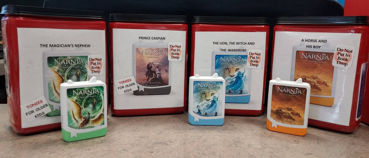tonies for older kids chronicles of narnia books 1 4