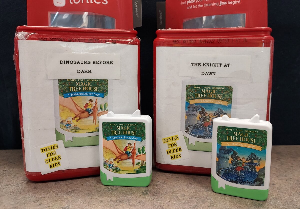 tonies for older kids magric tree house dinosaurs before dark and the knight at dawn picture